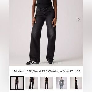 NWT Levi’s Low loose 27x34 Tech Storm Black - OUT OF STOCK ONLINE